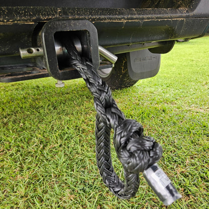 Tow Hitch Recovery Point w. Integrated Soft-Shackle