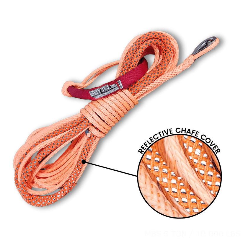 Rusty 4x4 - 7mm 5-Ton Winch Line 30m COMBO