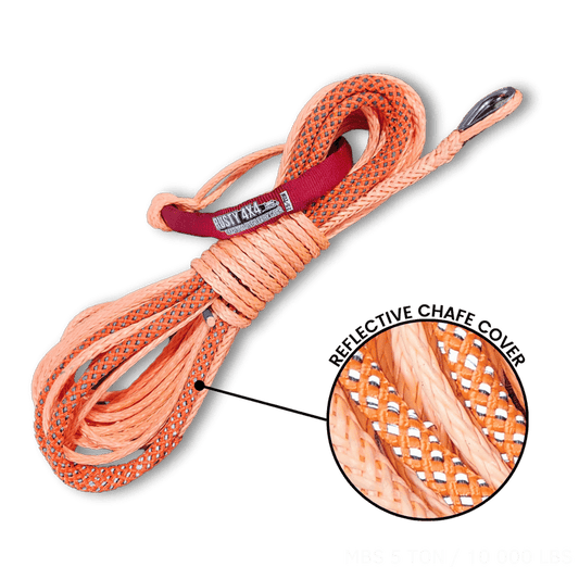 Rusty 4x4 - 7mm 5-Ton Winch Line 15m COMBO