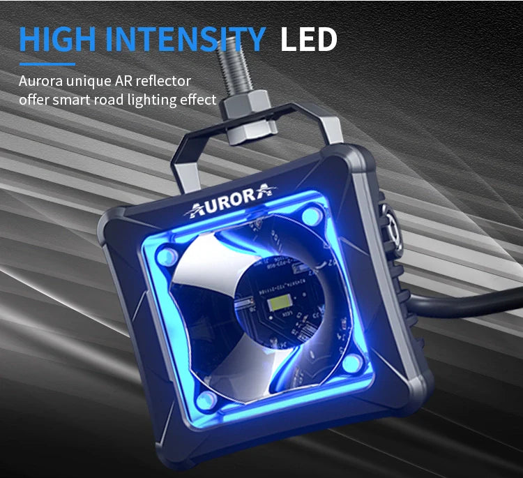 Aurora 3.3 inch Screwless RGB LED Pod Light (Pair)