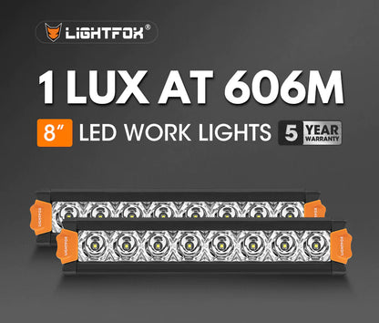 Lightfox Vega Series Pair 8inch Osram LED Light Bar