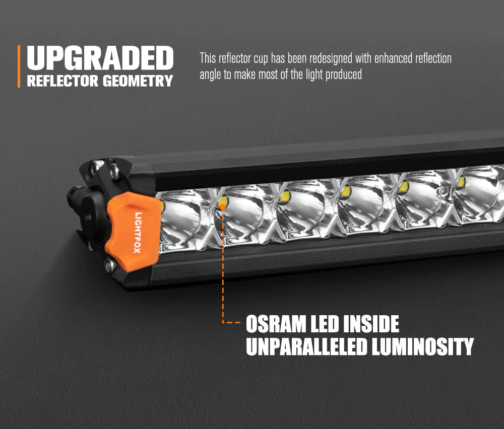 Lightfox Vega Series Pair 8inch Osram LED Light Bar