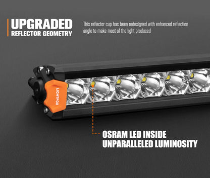 Lightfox Vega Series Pair 8inch Osram LED Light Bar