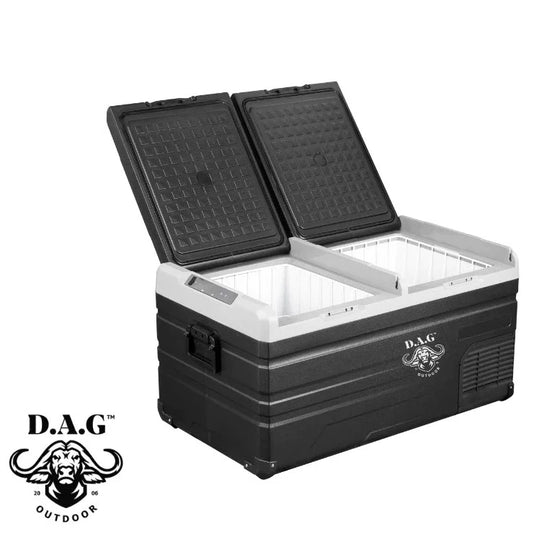D.A.G 95L Double-Door Fridge/Freezer