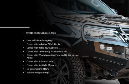 Toyota Fortuner 2018 - PIAK 3 Loop Elite Bumper