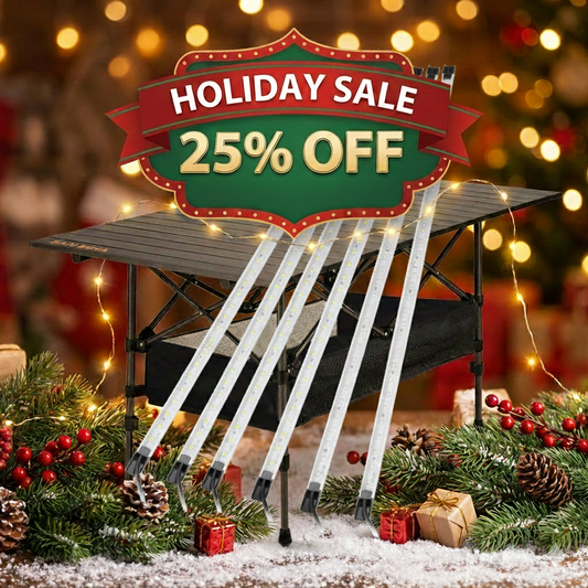 Lightfox 12V LED Camp Dual Colours Light Bar Kits - Set of 6