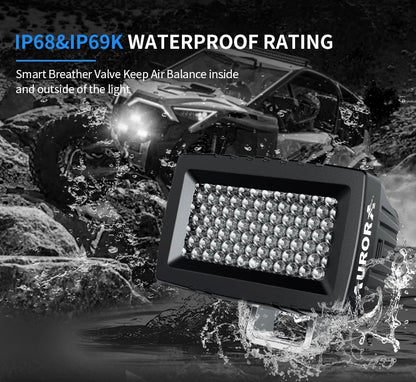 Aurora 3*1.5" Cool White LED Work Light (Diffusion)