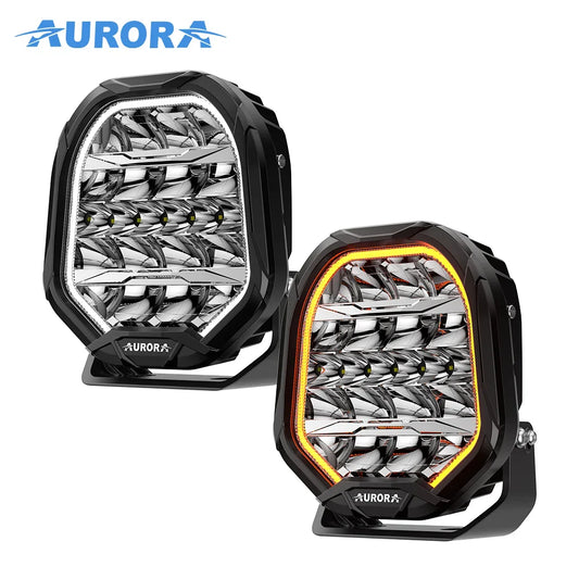 Aurora 9 Inch Driving Light with DRL