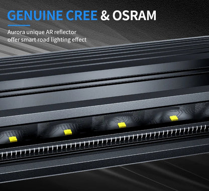 AURORA Screwless 20-Inch Offroad Driving DRL RGB LED Light Bar