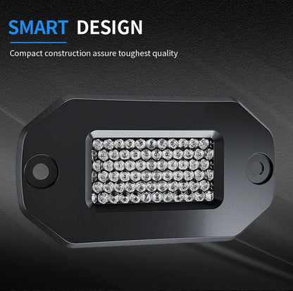 AURORA 2 Inch Flush Mount LED Work Light (Diffusion)