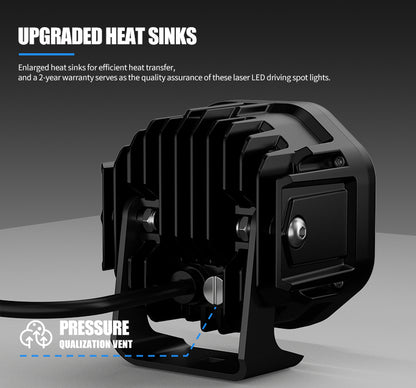 AURORA FireNova 4inch Fog Lights with DRL(PAIR)