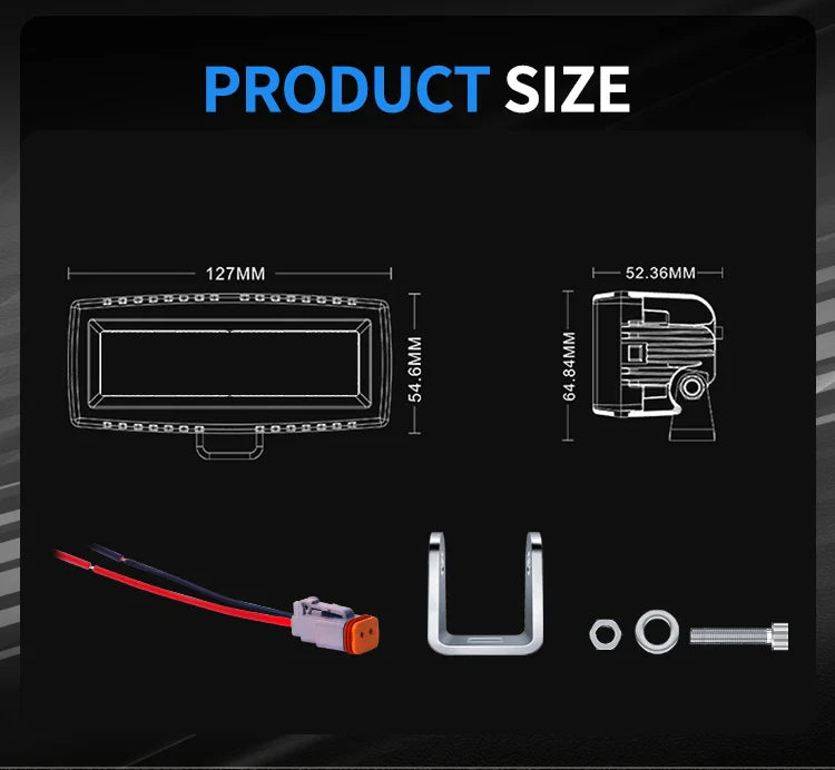 Aurora 4 inch Wide Beam LED Scene Light