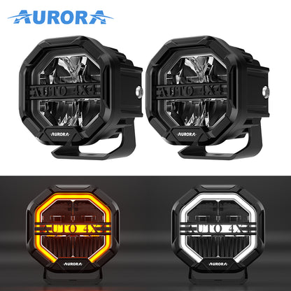AURORA FireNova 4inch Fog Lights with DRL(PAIR)