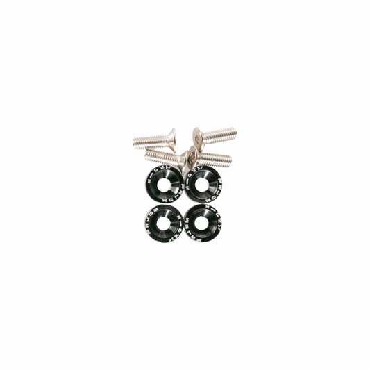 EXoverland M6 Polished Aluminum Fender Washers (4-Pack)