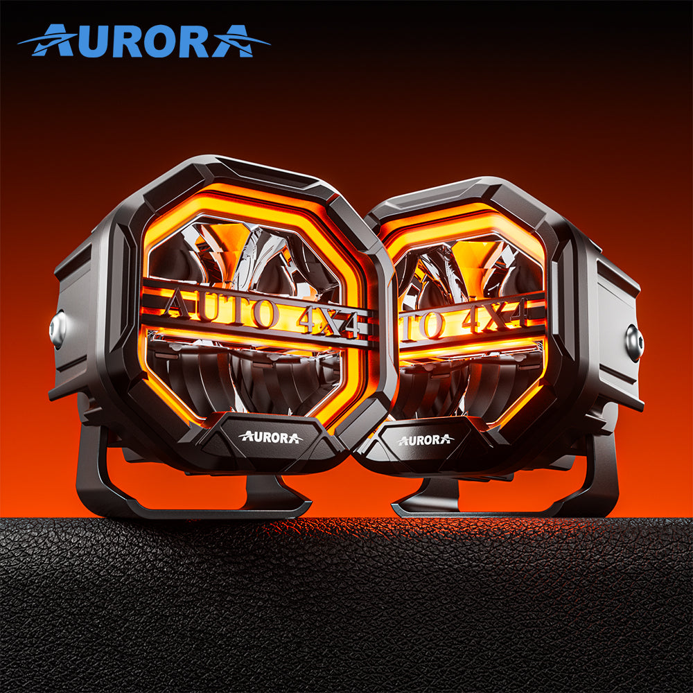AURORA FireNova 4inch Fog Lights with DRL(PAIR)