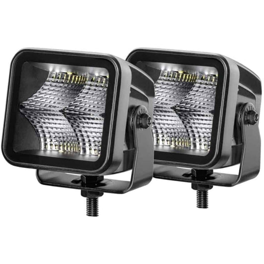 Hella LED Black Magic 3.2" Cube Kit - (Flood)