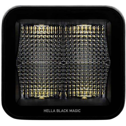 Hella LED Black Magic 3.2" Cube Kit - (Flood)