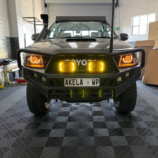 Toyota Hilux N70 LED RGB Angry Eye Headlights