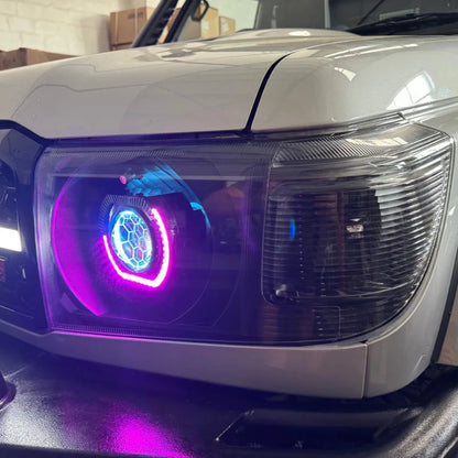 Land Cruiser 70 Series Pre-Facelift - Angry Eye Projector Headlights