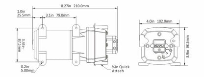 Lumeno Water Pump - 41 Series (10L/min)