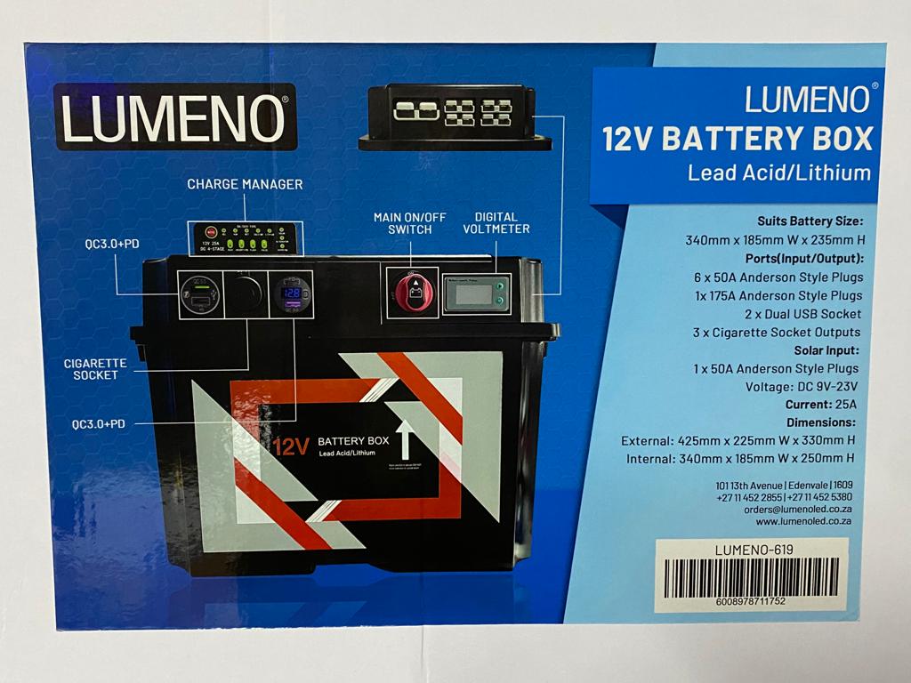 Battery Box 25Amp DC to DC with MPPT