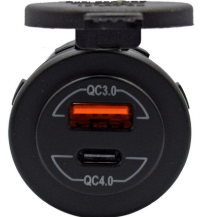 QC3 + PD4 Charging Socket