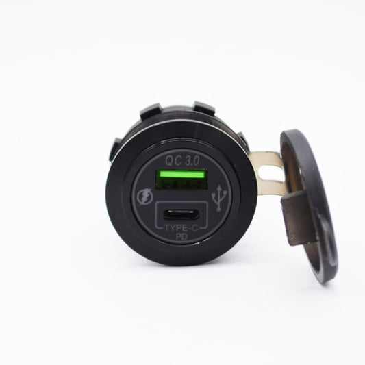 QC3 with C-Type Charging Socket
