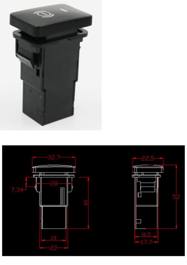 Push Button Switches - Hilux REVO