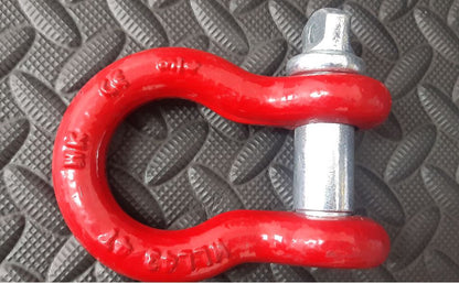 Red Bow Shackle 4.75T 3/4