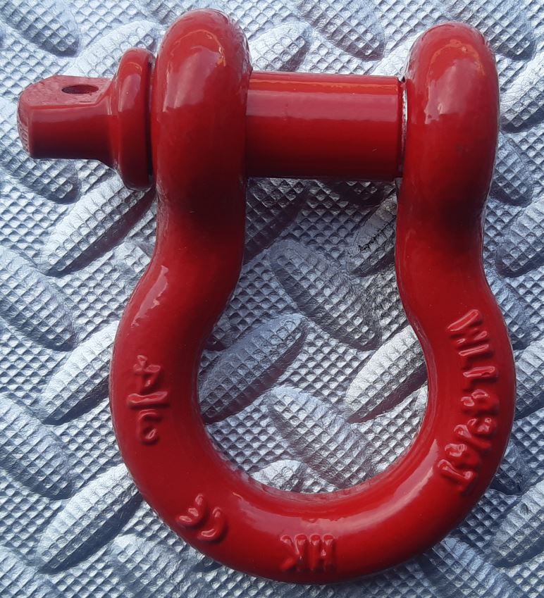 Red Bow Shackle 4.75T 3/4