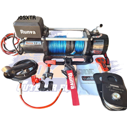 RUNVA WINCH - Synthetic Rope 6000lbs (2 722Kg) 12V