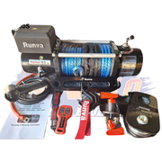 RUNVA WINCH - Synthetic Rope 9500lbs (4 309Kg) 12V