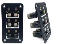 Triple Square Connector Panel