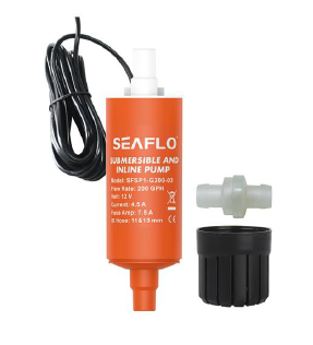 Seaflo Submersible & In-Line Pump 200GPH