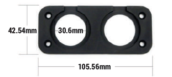 Two Hole Rear Panel
