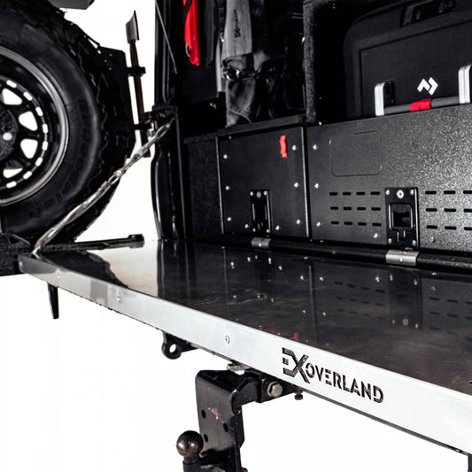 EXoverland Tailgate Working Surface Shelf - Land Cruiser 79 DC