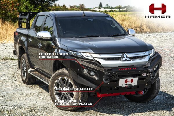 Hamer - Mitsubishi Triton 2018+ King Series Front Replacement Bumper