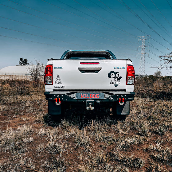 Toyota Hilux 2016 to 2024 - Alpha Rear Replacement Bumper