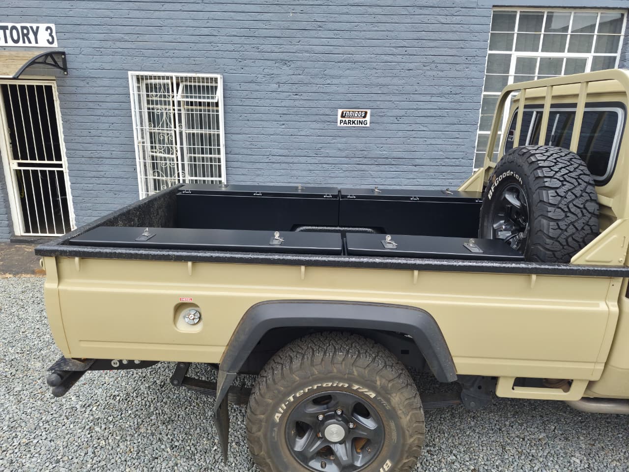 Toyota Landcruiser 79 series Single Cab | Taaibos 4x4 Loadbin Storage Box Each