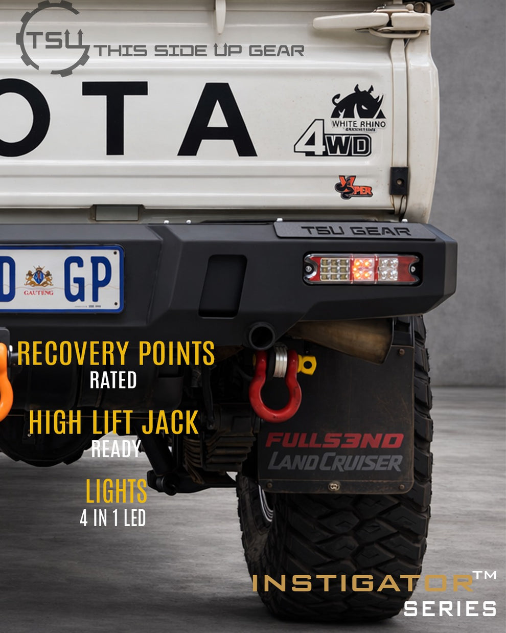 TSU Gear - Land Cruiser 79 Rear Replacement Bumper