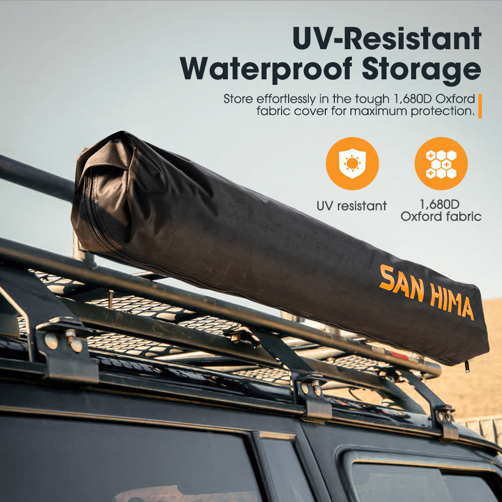 San Hima Awning Shower Tent Fold-Out Instant Ensuite Built-in LED