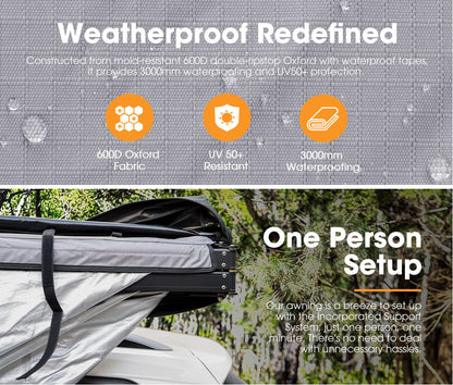 San Hima 270 Degree Free-Standing Awning 600D Double-Ripstop - UPF50+