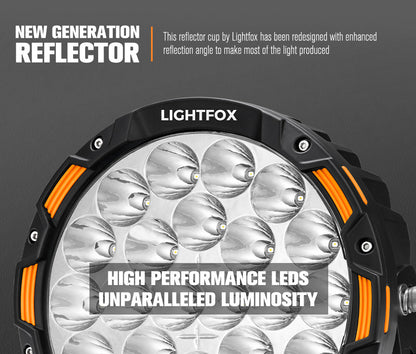 Lightfox Iconic Series Pair 9 Inch Osram LED Spotlight