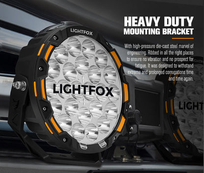 Lightfox Iconic Series Pair 9 Inch Osram LED Spotlight