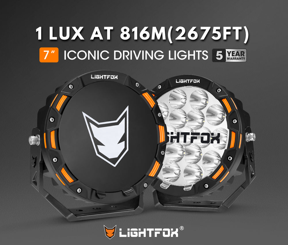 Lightfox 7 Inch Osram Driving Spot Lights LED