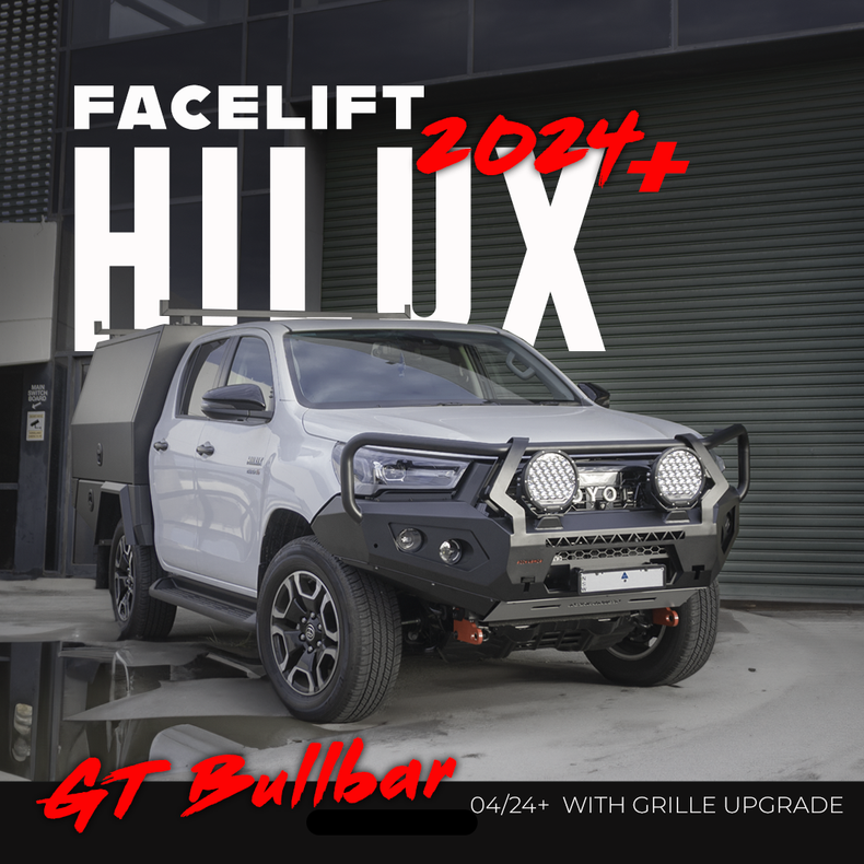Rockarmor GT - Hilux Full Loop Bullbar - Suits Toyota Hilux 08/2020 - 11/2025