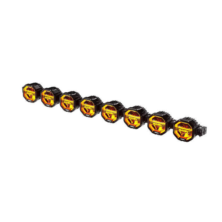 Aurora FireNova 4-Inch LED Linkable Light Bar with DRL (8xLights)