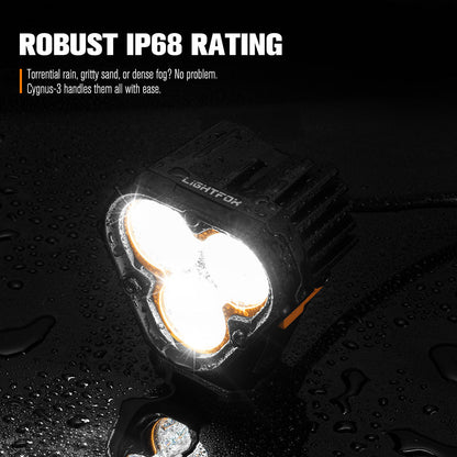 Lightfox Pair - 3 Inch Cygnus-3 Osram LED Pod Lights