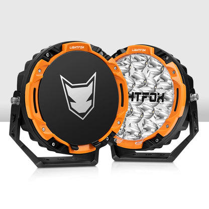 LightFox 7 inch LED Driving Light with DRL