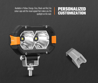Lightfox Pair 4 Inch Osram LED Work Lights